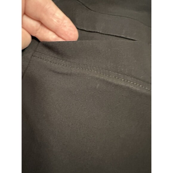 Zac & Rachel Woman Black Capri Pants Plus Size 18W Pull-On Stretch Waist Rayon - Picture 2 of 10